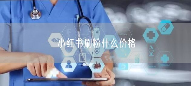 小红书刷粉什么价格