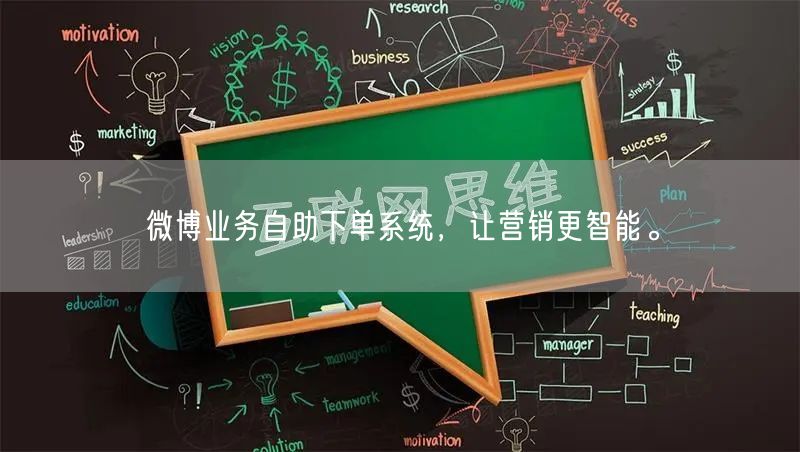 微博业务自助下单系统，让营销更智能。